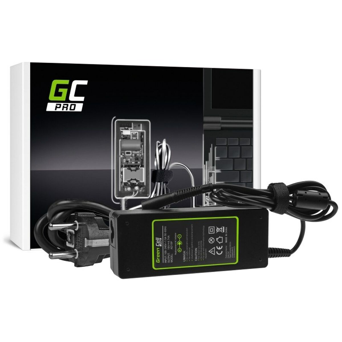 Polnilec za Prenosnik Green Cell AD15P 90 W